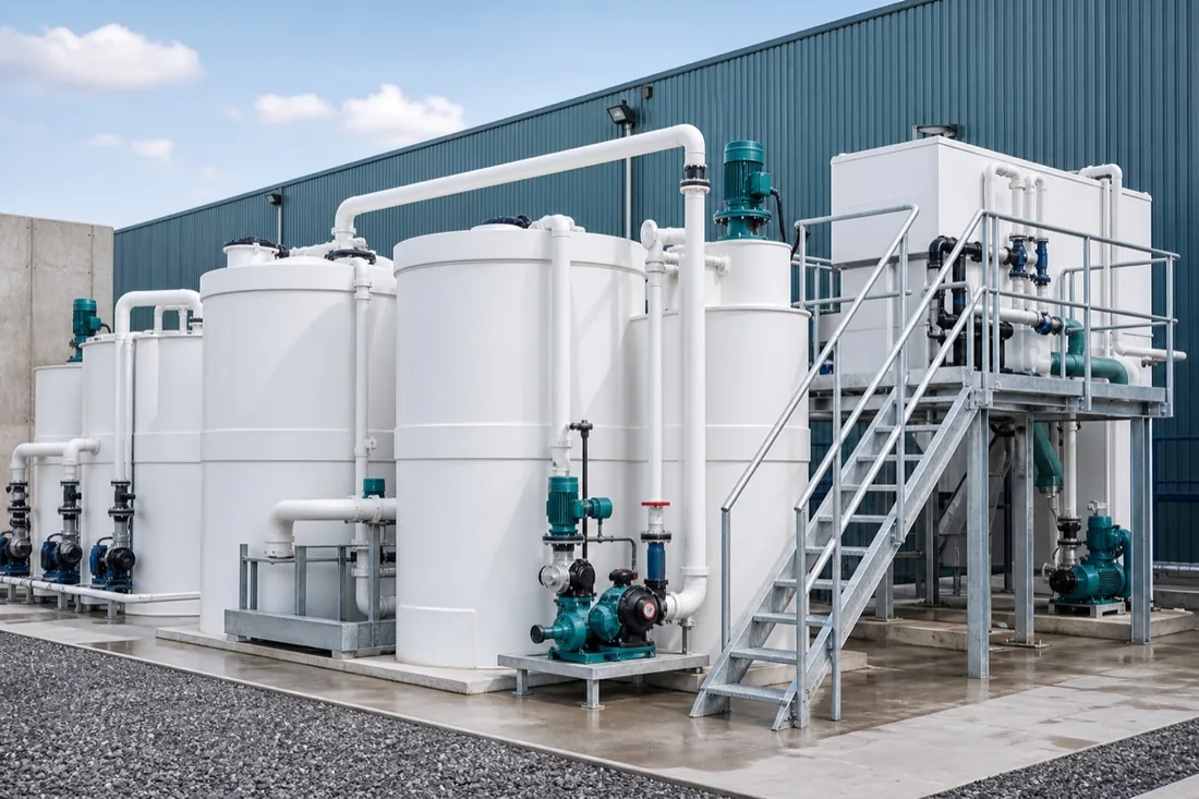 PP tank installation